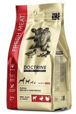 Doctrine Fresh meat Puppy Medium&Maxi (Индейка, говядина, утка)